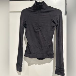 Lululemon Rulu Half Zip - Black - Size 2